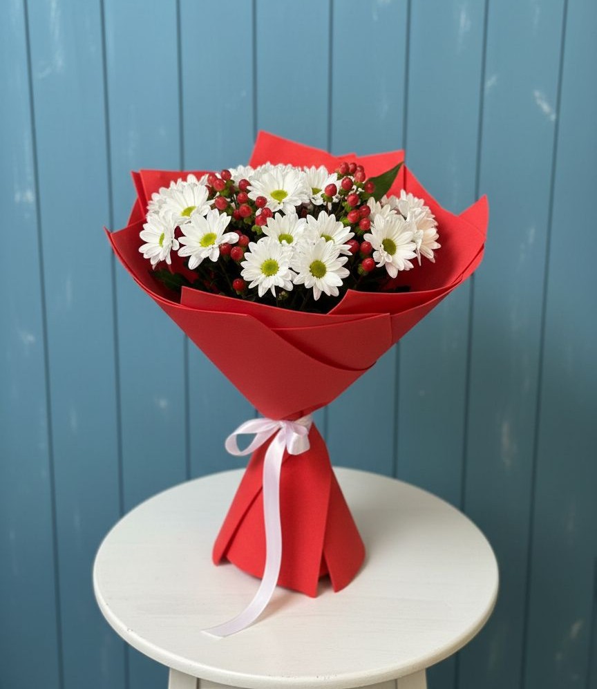 Букет цветов из: Хризантемы в Озерске