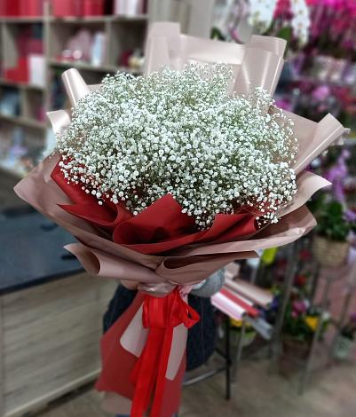 Букет цветов из: Гипсофила в Озерске