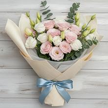 Букет цветов из:  Лизиантусы в Озерске