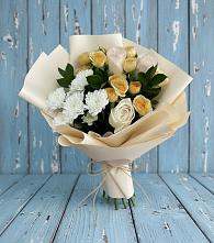 Букет цветов из:  Розы и Хризантемы в Озерске