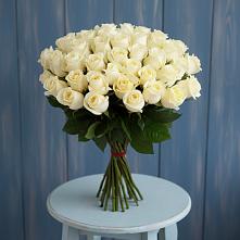 Букет 51 Белая роза Эдлесс Лав #REPLACE_PRED# Озерске