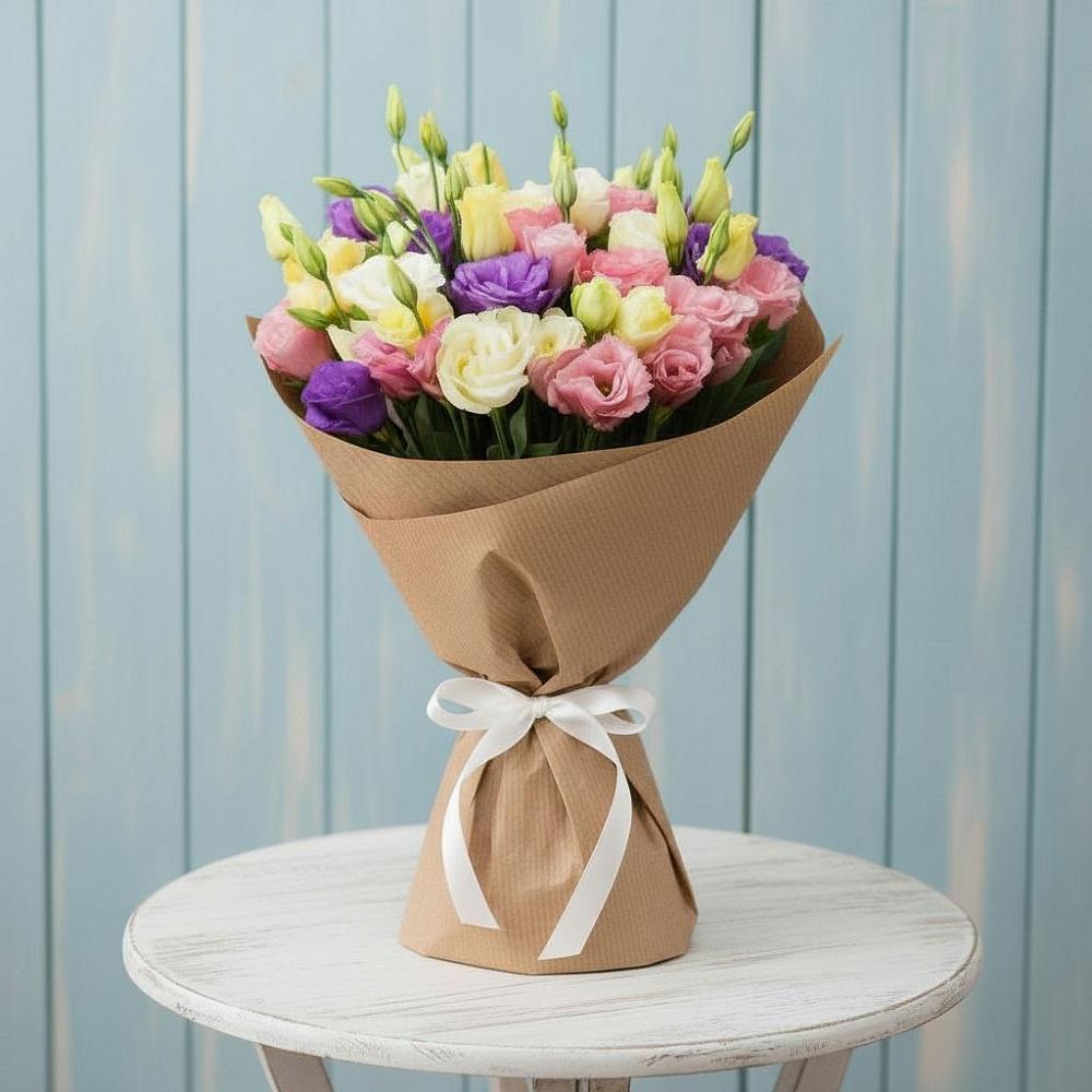 Букет цветов из: Лизиантусы в Озерске