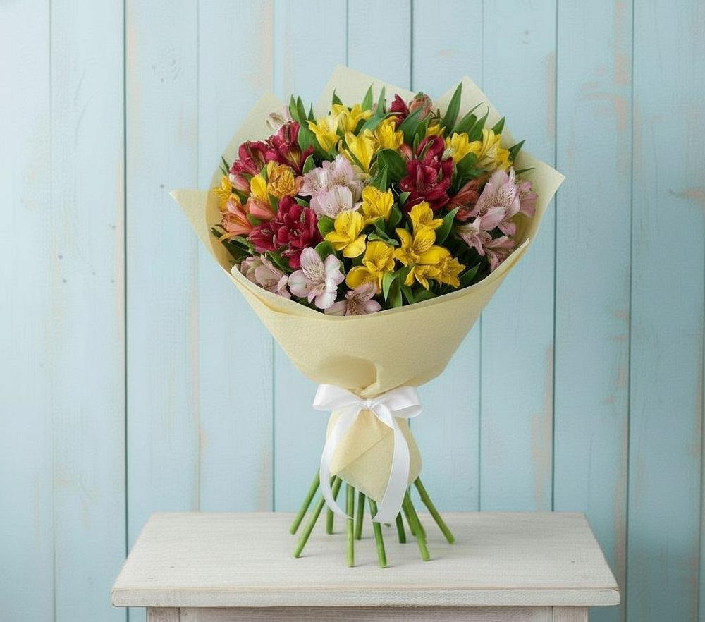 Букет цветов из: Альстромерии в Озерске
