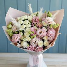 Букет цветов из:  Альстромерии и Розы в Озерске