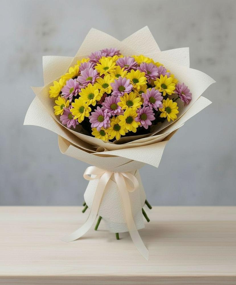Букет цветов из: Хризантемы в Озерске